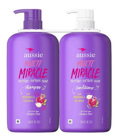 Aussie Multi Miracle 3-In-1 Shampoo And Conditioner – 33.8 Fl Oz, 2 Pack Hydrating Formula For Soft And Manageable Hair