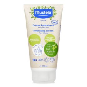 MUSTELA - Organic Hydrating Face And Body Cream with Olive Oil (Fragrance Free) 037970 150ml/5oz